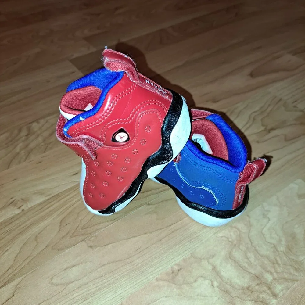 Nike Jordan Jumpman Team 2 PS Red,White&Blue Little Kids Sneakers,2018 Size 4C - Picture 12 of 12